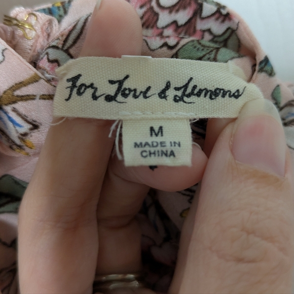 For Love and Lemons Bee Balm Maxi Dress Size Medium - Picture 11 of 12